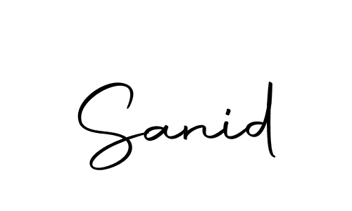 if you are searching for the best signature style for your name Sanid. so please give up your signature search. here we have designed multiple signature styles  using Autography-DOLnW. Sanid signature style 10 images and pictures png