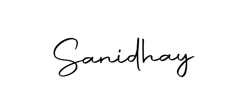 You should practise on your own different ways (Autography-DOLnW) to write your name (Sanidhay) in signature. don't let someone else do it for you. Sanidhay signature style 10 images and pictures png