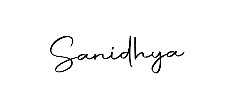 How to make Sanidhya name signature. Use Autography-DOLnW style for creating short signs online. This is the latest handwritten sign. Sanidhya signature style 10 images and pictures png