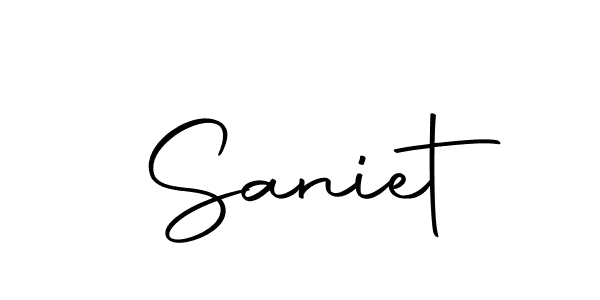 You can use this online signature creator to create a handwritten signature for the name Saniet. This is the best online autograph maker. Saniet signature style 10 images and pictures png
