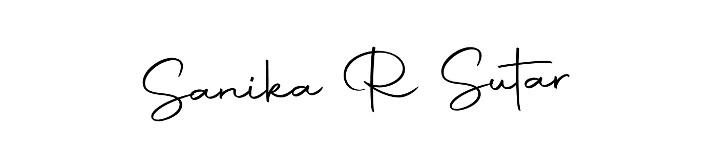 How to make Sanika R Sutar signature? Autography-DOLnW is a professional autograph style. Create handwritten signature for Sanika R Sutar name. Sanika R Sutar signature style 10 images and pictures png