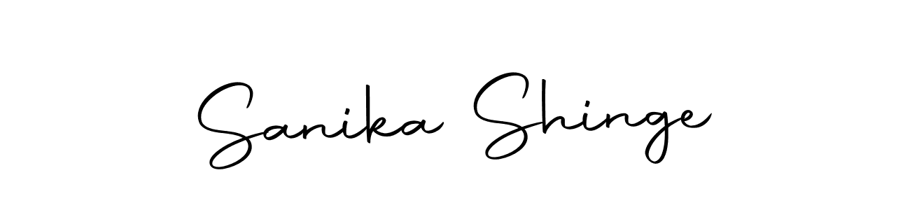 Make a beautiful signature design for name Sanika Shinge. Use this online signature maker to create a handwritten signature for free. Sanika Shinge signature style 10 images and pictures png