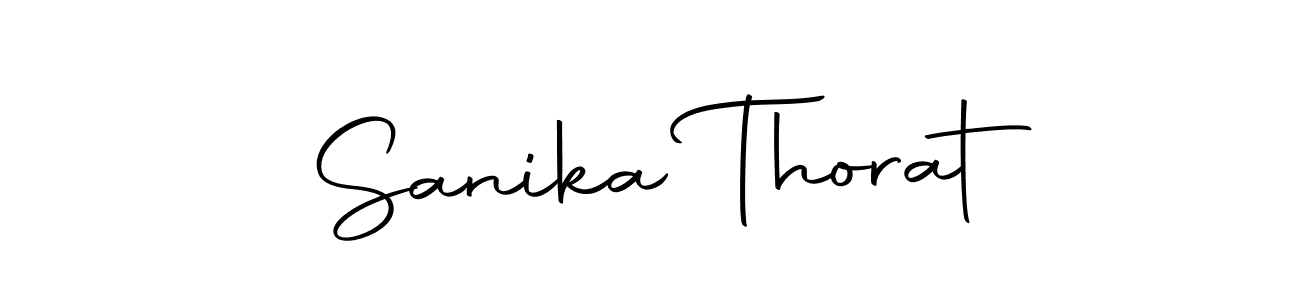 The best way (Autography-DOLnW) to make a short signature is to pick only two or three words in your name. The name Sanika Thorat include a total of six letters. For converting this name. Sanika Thorat signature style 10 images and pictures png