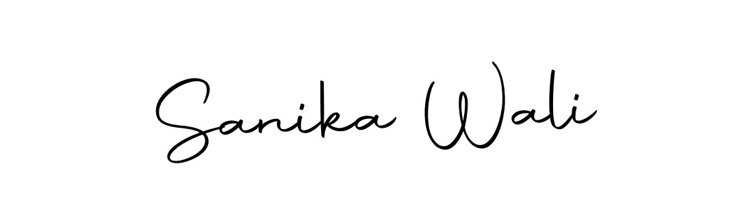 The best way (Autography-DOLnW) to make a short signature is to pick only two or three words in your name. The name Sanika Wali include a total of six letters. For converting this name. Sanika Wali signature style 10 images and pictures png