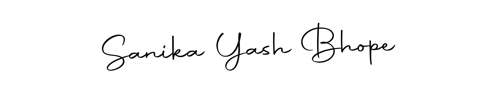 Make a beautiful signature design for name Sanika Yash Bhope. Use this online signature maker to create a handwritten signature for free. Sanika Yash Bhope signature style 10 images and pictures png