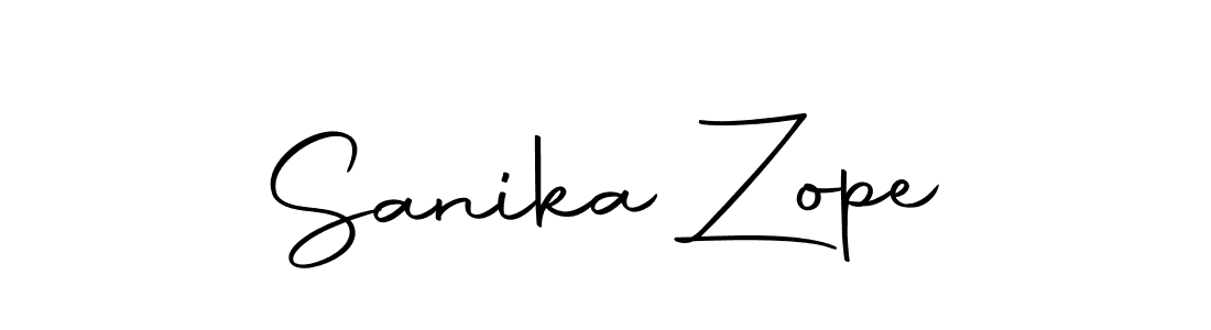 Also we have Sanika Zope name is the best signature style. Create professional handwritten signature collection using Autography-DOLnW autograph style. Sanika Zope signature style 10 images and pictures png