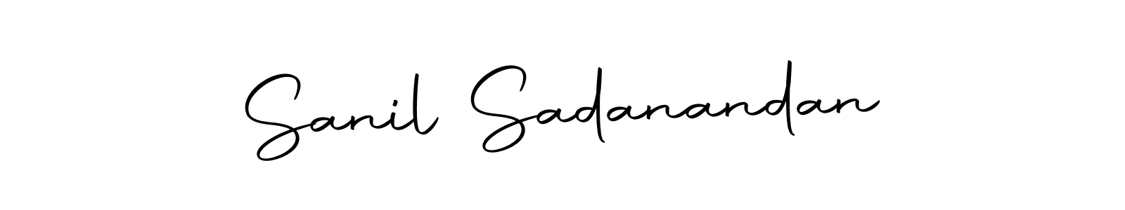 It looks lik you need a new signature style for name Sanil Sadanandan. Design unique handwritten (Autography-DOLnW) signature with our free signature maker in just a few clicks. Sanil Sadanandan signature style 10 images and pictures png