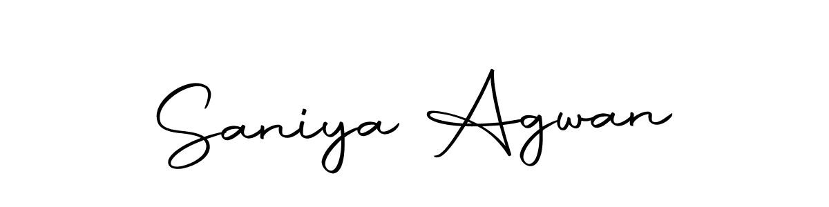 Autography-DOLnW is a professional signature style that is perfect for those who want to add a touch of class to their signature. It is also a great choice for those who want to make their signature more unique. Get Saniya Agwan name to fancy signature for free. Saniya Agwan signature style 10 images and pictures png