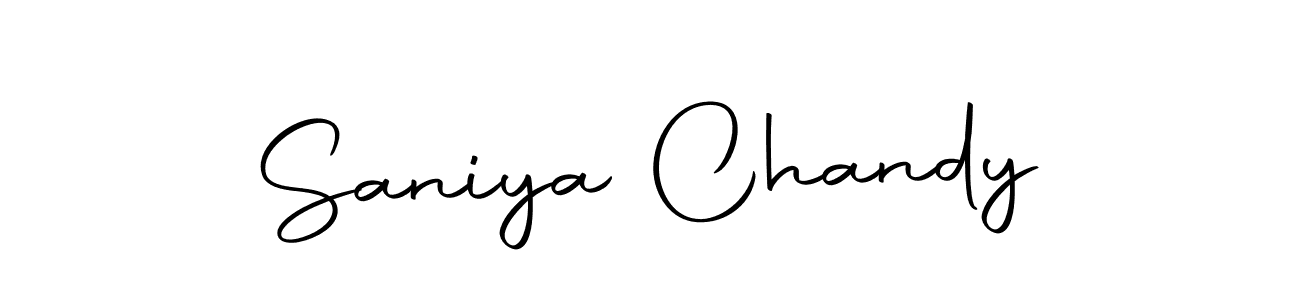 Make a short Saniya Chandy signature style. Manage your documents anywhere anytime using Autography-DOLnW. Create and add eSignatures, submit forms, share and send files easily. Saniya Chandy signature style 10 images and pictures png