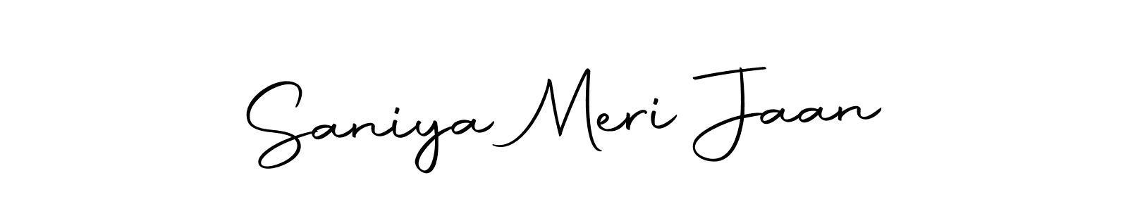 Design your own signature with our free online signature maker. With this signature software, you can create a handwritten (Autography-DOLnW) signature for name Saniya Meri Jaan. Saniya Meri Jaan signature style 10 images and pictures png
