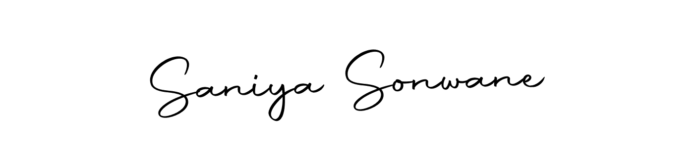 Make a beautiful signature design for name Saniya Sonwane. With this signature (Autography-DOLnW) style, you can create a handwritten signature for free. Saniya Sonwane signature style 10 images and pictures png