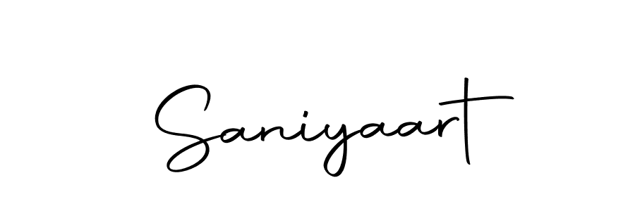 How to make Saniyaart name signature. Use Autography-DOLnW style for creating short signs online. This is the latest handwritten sign. Saniyaart signature style 10 images and pictures png