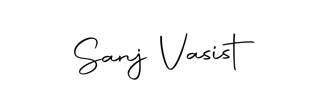 Create a beautiful signature design for name Sanj Vasist. With this signature (Autography-DOLnW) fonts, you can make a handwritten signature for free. Sanj Vasist signature style 10 images and pictures png