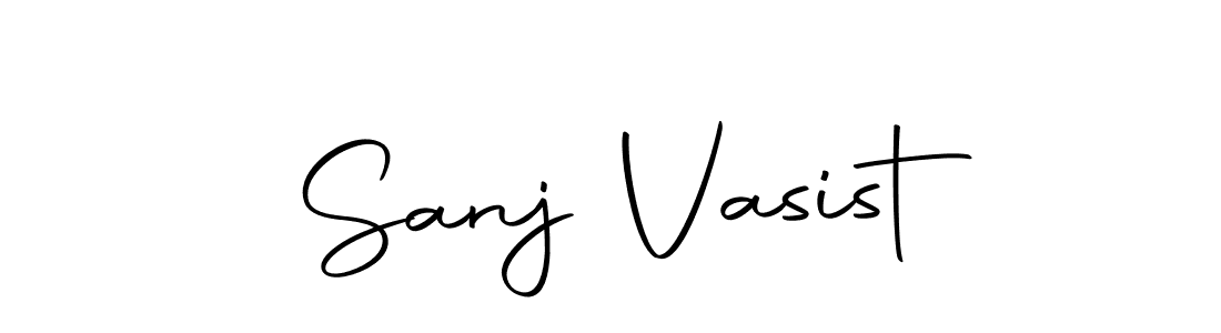 Create a beautiful signature design for name Sanj Vasist. With this signature (Autography-DOLnW) fonts, you can make a handwritten signature for free. Sanj Vasist signature style 10 images and pictures png