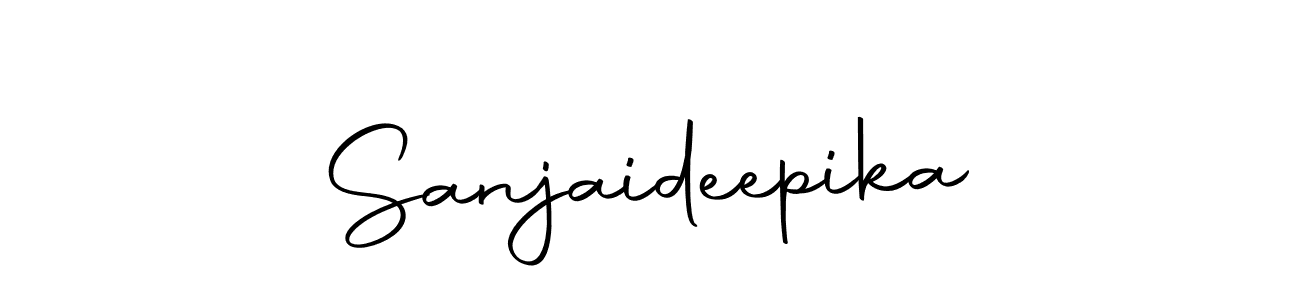 Sanjaideepika stylish signature style. Best Handwritten Sign (Autography-DOLnW) for my name. Handwritten Signature Collection Ideas for my name Sanjaideepika. Sanjaideepika signature style 10 images and pictures png