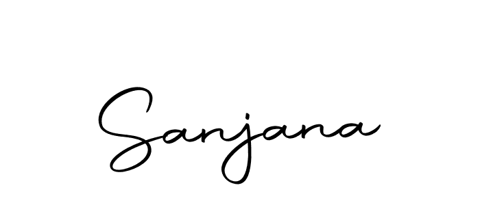 Sanjana stylish signature style. Best Handwritten Sign (Autography-DOLnW) for my name. Handwritten Signature Collection Ideas for my name Sanjana. Sanjana signature style 10 images and pictures png