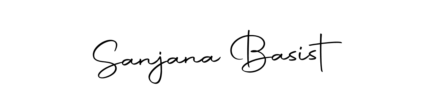 How to make Sanjana Basist signature? Autography-DOLnW is a professional autograph style. Create handwritten signature for Sanjana Basist name. Sanjana Basist signature style 10 images and pictures png