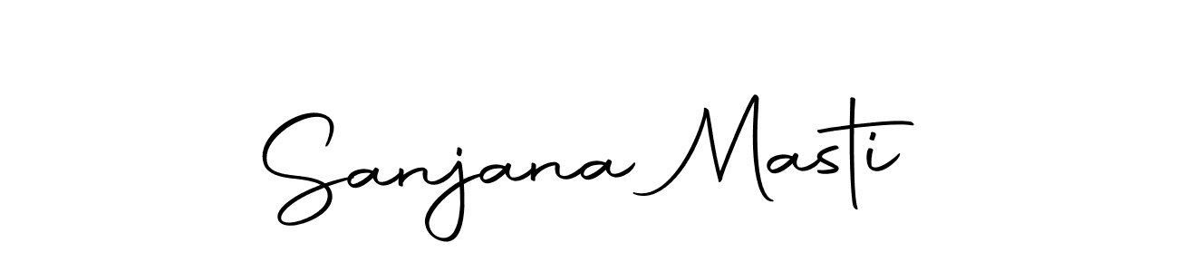 You can use this online signature creator to create a handwritten signature for the name Sanjana Masti. This is the best online autograph maker. Sanjana Masti signature style 10 images and pictures png