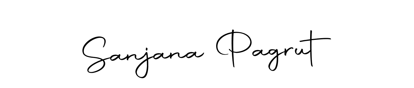 How to make Sanjana Pagrut name signature. Use Autography-DOLnW style for creating short signs online. This is the latest handwritten sign. Sanjana Pagrut signature style 10 images and pictures png