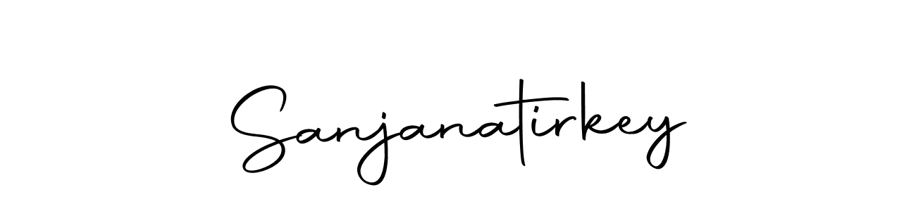Use a signature maker to create a handwritten signature online. With this signature software, you can design (Autography-DOLnW) your own signature for name Sanjanatirkey. Sanjanatirkey signature style 10 images and pictures png