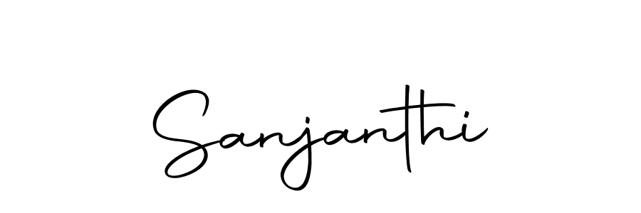 Design your own signature with our free online signature maker. With this signature software, you can create a handwritten (Autography-DOLnW) signature for name Sanjanthi. Sanjanthi signature style 10 images and pictures png