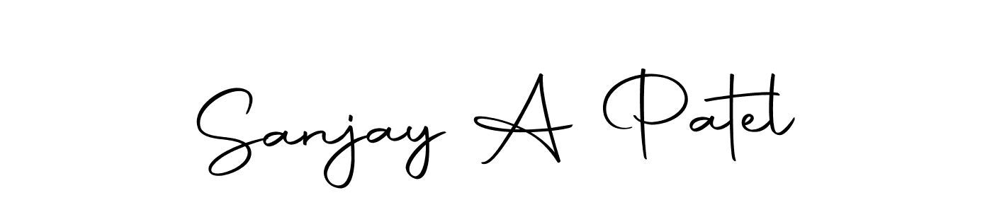 Create a beautiful signature design for name Sanjay A Patel. With this signature (Autography-DOLnW) fonts, you can make a handwritten signature for free. Sanjay A Patel signature style 10 images and pictures png