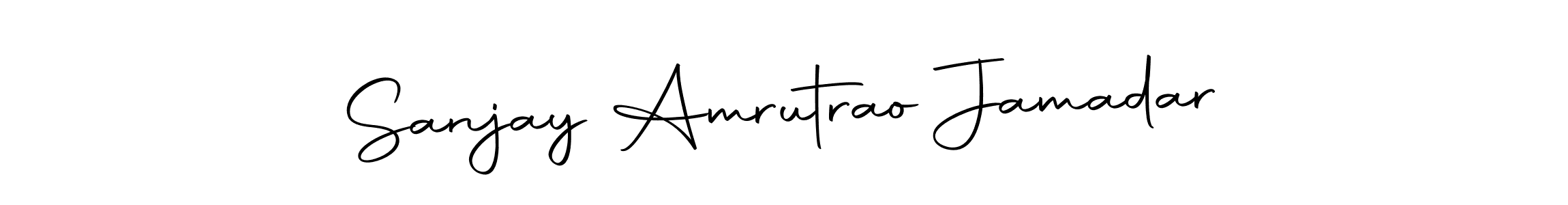 Use a signature maker to create a handwritten signature online. With this signature software, you can design (Autography-DOLnW) your own signature for name Sanjay Amrutrao Jamadar. Sanjay Amrutrao Jamadar signature style 10 images and pictures png