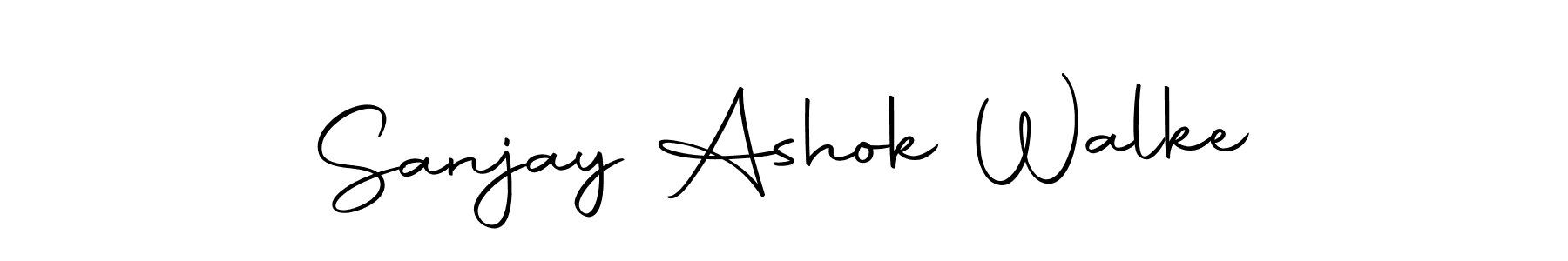 You should practise on your own different ways (Autography-DOLnW) to write your name (Sanjay Ashok Walke) in signature. don't let someone else do it for you. Sanjay Ashok Walke signature style 10 images and pictures png