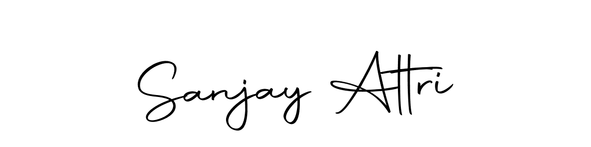 Create a beautiful signature design for name Sanjay Attri. With this signature (Autography-DOLnW) fonts, you can make a handwritten signature for free. Sanjay Attri signature style 10 images and pictures png