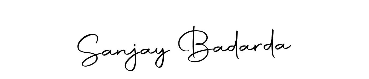 How to make Sanjay Badarda signature? Autography-DOLnW is a professional autograph style. Create handwritten signature for Sanjay Badarda name. Sanjay Badarda signature style 10 images and pictures png