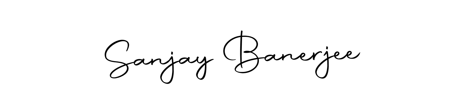How to make Sanjay Banerjee name signature. Use Autography-DOLnW style for creating short signs online. This is the latest handwritten sign. Sanjay Banerjee signature style 10 images and pictures png