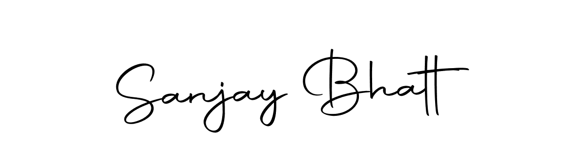 How to make Sanjay Bhatt signature? Autography-DOLnW is a professional autograph style. Create handwritten signature for Sanjay Bhatt name. Sanjay Bhatt signature style 10 images and pictures png