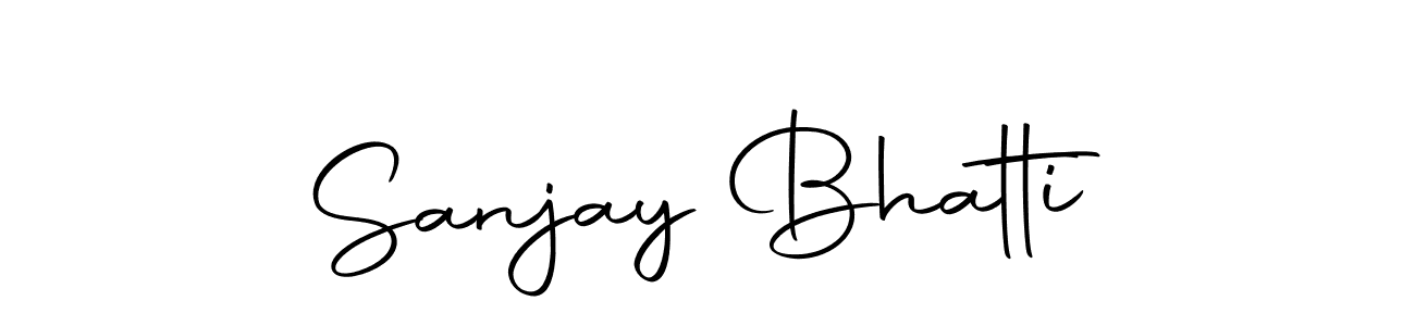 Create a beautiful signature design for name Sanjay Bhatti. With this signature (Autography-DOLnW) fonts, you can make a handwritten signature for free. Sanjay Bhatti signature style 10 images and pictures png