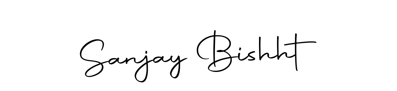 Make a beautiful signature design for name Sanjay Bishht. Use this online signature maker to create a handwritten signature for free. Sanjay Bishht signature style 10 images and pictures png