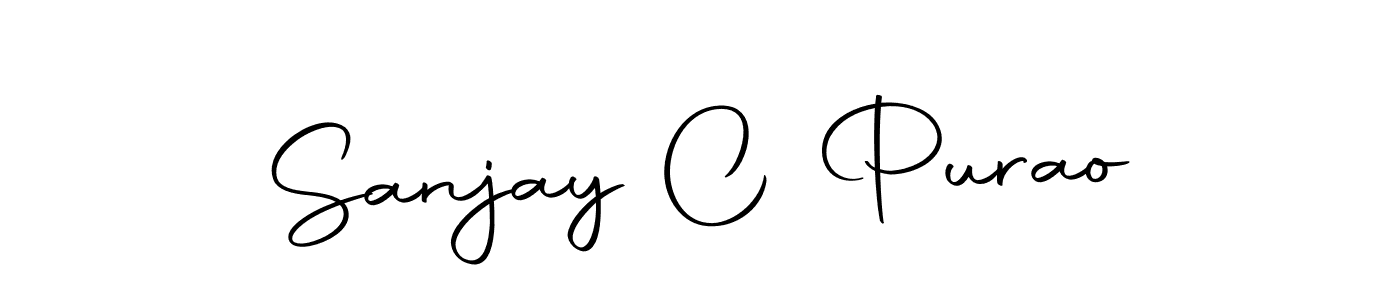 Use a signature maker to create a handwritten signature online. With this signature software, you can design (Autography-DOLnW) your own signature for name Sanjay C Purao. Sanjay C Purao signature style 10 images and pictures png