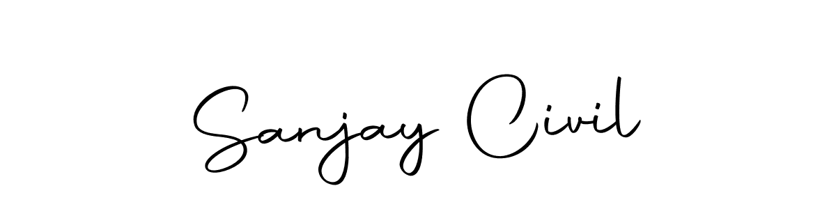 if you are searching for the best signature style for your name Sanjay Civil. so please give up your signature search. here we have designed multiple signature styles  using Autography-DOLnW. Sanjay Civil signature style 10 images and pictures png