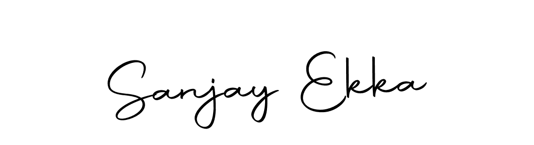 Design your own signature with our free online signature maker. With this signature software, you can create a handwritten (Autography-DOLnW) signature for name Sanjay Ekka. Sanjay Ekka signature style 10 images and pictures png