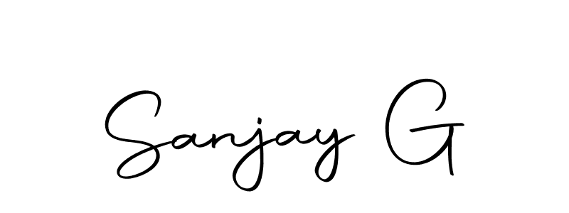 Make a beautiful signature design for name Sanjay G. Use this online signature maker to create a handwritten signature for free. Sanjay G signature style 10 images and pictures png