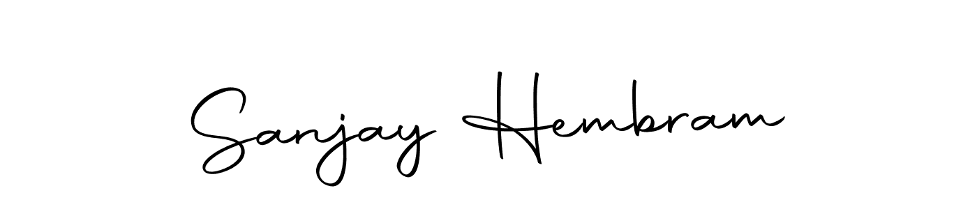 if you are searching for the best signature style for your name Sanjay Hembram. so please give up your signature search. here we have designed multiple signature styles  using Autography-DOLnW. Sanjay Hembram signature style 10 images and pictures png