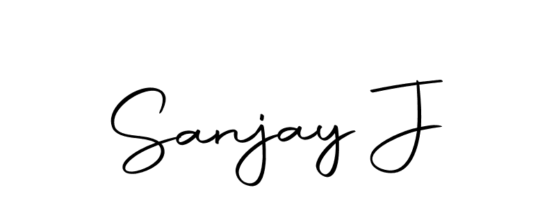 How to Draw Sanjay J signature style? Autography-DOLnW is a latest design signature styles for name Sanjay J. Sanjay J signature style 10 images and pictures png