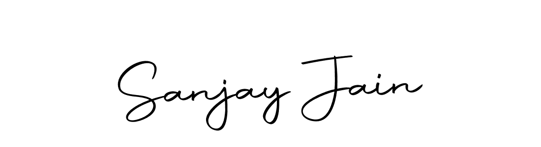 Design your own signature with our free online signature maker. With this signature software, you can create a handwritten (Autography-DOLnW) signature for name Sanjay Jain. Sanjay Jain signature style 10 images and pictures png