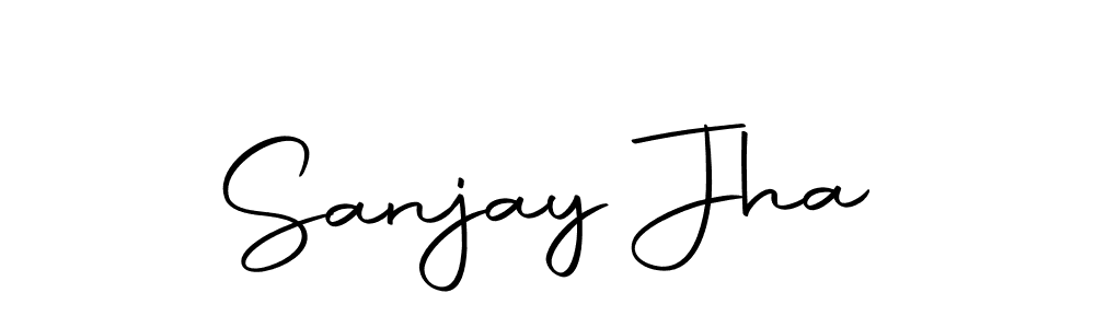 How to make Sanjay Jha name signature. Use Autography-DOLnW style for creating short signs online. This is the latest handwritten sign. Sanjay Jha signature style 10 images and pictures png