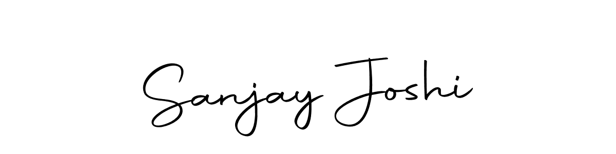 Design your own signature with our free online signature maker. With this signature software, you can create a handwritten (Autography-DOLnW) signature for name Sanjay Joshi. Sanjay Joshi signature style 10 images and pictures png