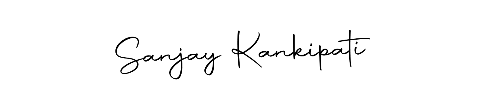 You should practise on your own different ways (Autography-DOLnW) to write your name (Sanjay Kankipati) in signature. don't let someone else do it for you. Sanjay Kankipati signature style 10 images and pictures png