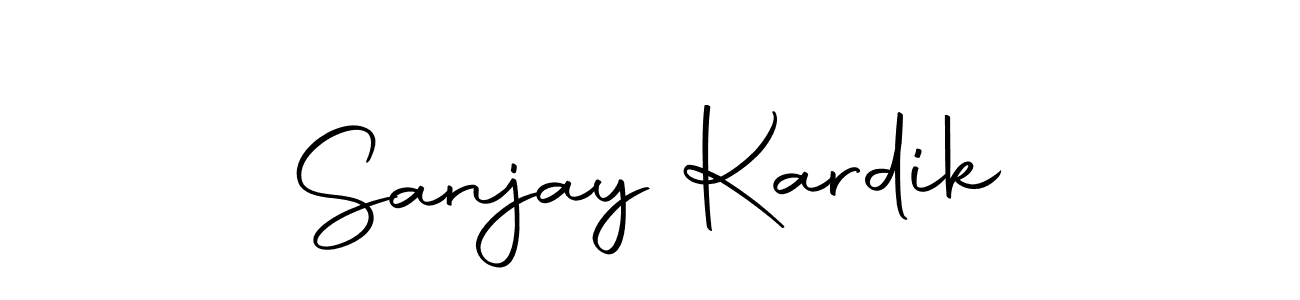 Similarly Autography-DOLnW is the best handwritten signature design. Signature creator online .You can use it as an online autograph creator for name Sanjay Kardik. Sanjay Kardik signature style 10 images and pictures png