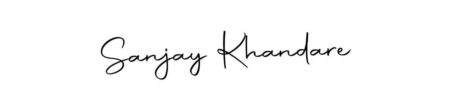 You should practise on your own different ways (Autography-DOLnW) to write your name (Sanjay Khandare) in signature. don't let someone else do it for you. Sanjay Khandare signature style 10 images and pictures png
