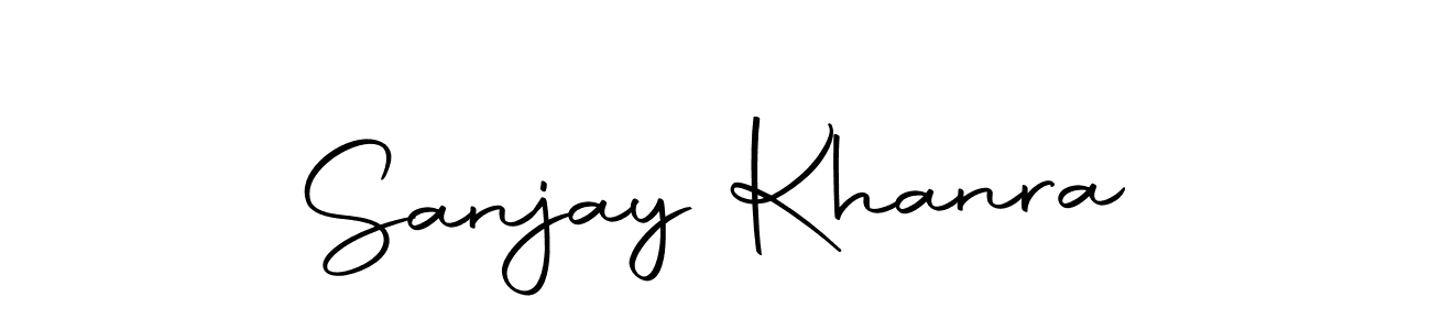 How to make Sanjay Khanra name signature. Use Autography-DOLnW style for creating short signs online. This is the latest handwritten sign. Sanjay Khanra signature style 10 images and pictures png