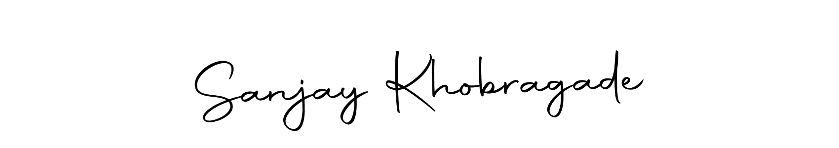 Here are the top 10 professional signature styles for the name Sanjay Khobragade. These are the best autograph styles you can use for your name. Sanjay Khobragade signature style 10 images and pictures png