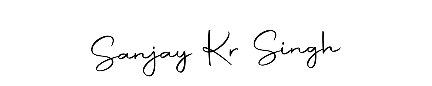 Make a beautiful signature design for name Sanjay Kr Singh. With this signature (Autography-DOLnW) style, you can create a handwritten signature for free. Sanjay Kr Singh signature style 10 images and pictures png