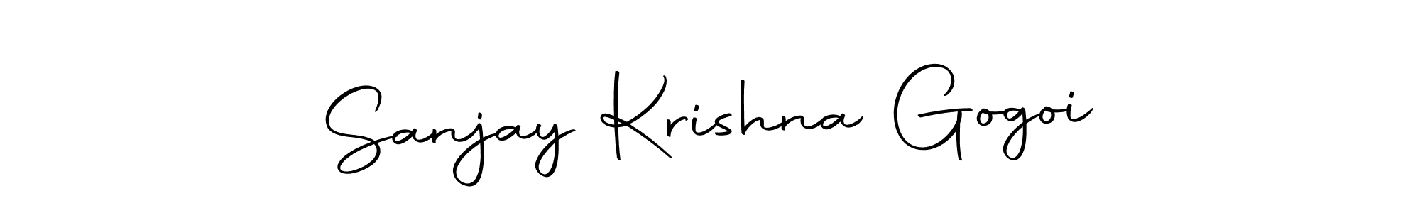 Here are the top 10 professional signature styles for the name Sanjay Krishna Gogoi. These are the best autograph styles you can use for your name. Sanjay Krishna Gogoi signature style 10 images and pictures png